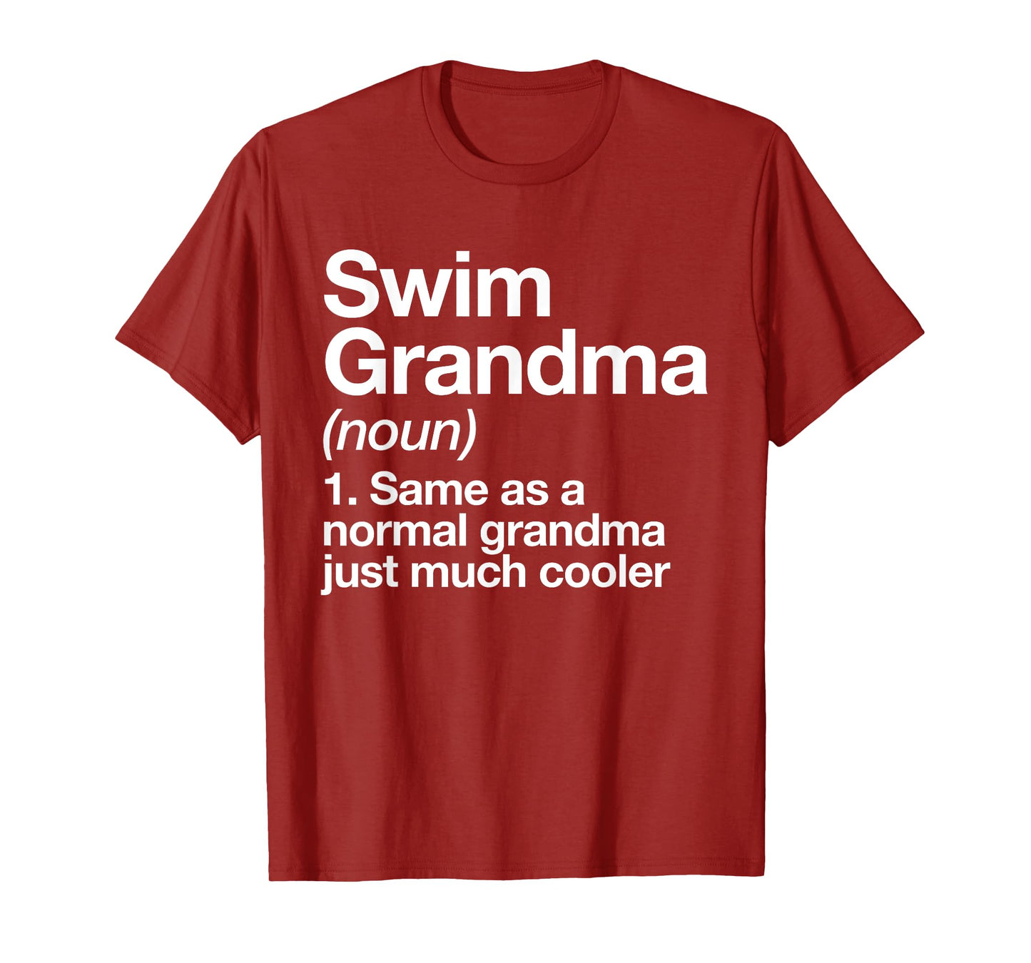 Swim Grandma Definition Funny Sports T-Shirt