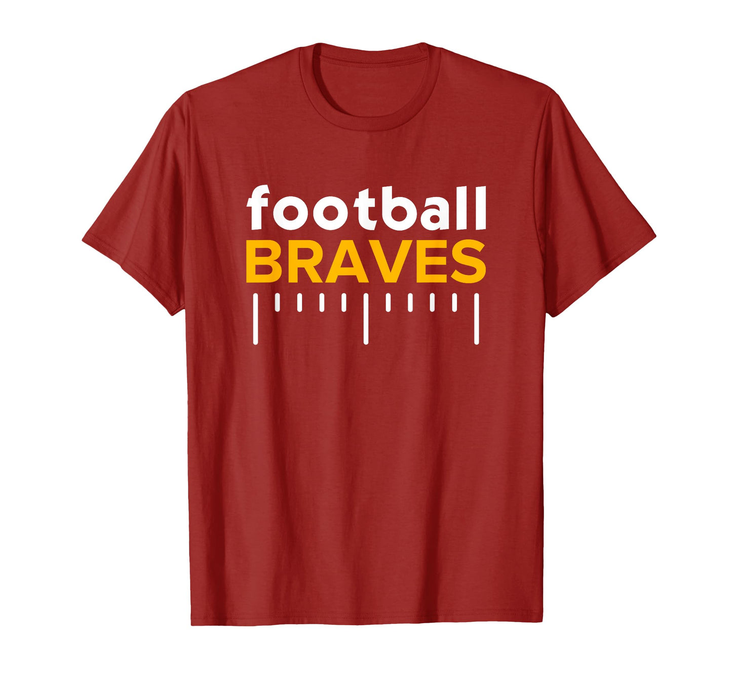 Star Valley Braves Football Lines HS T-Shirt