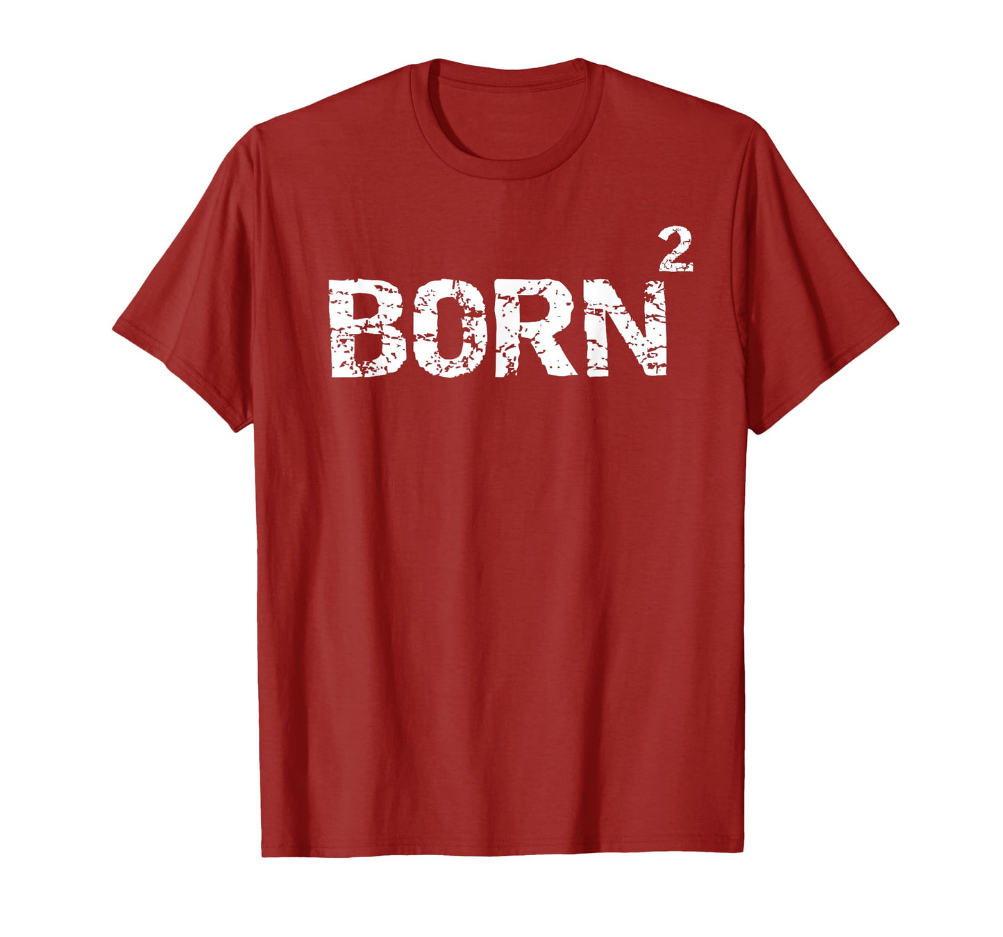 Born Again Math Pun Christian Joke for Boys Born Squared T-Shirt