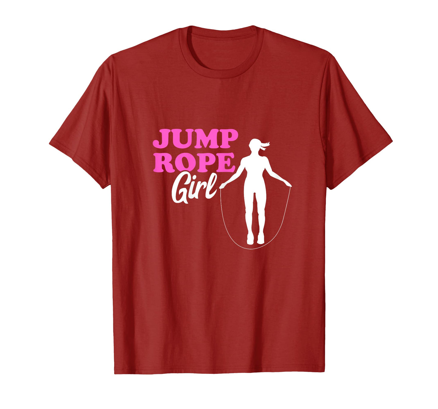 Jump Rope Girl Rope Jumping Woman Skipping Rope Gym Workout T-Shirt