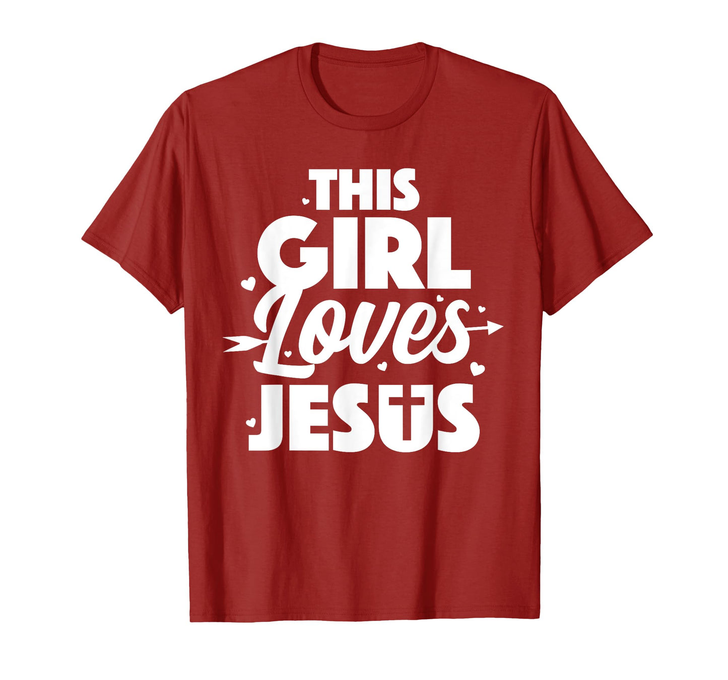 Cool Jesus Art For Girls Women Kids Jesus Christian Lover T-Shirt