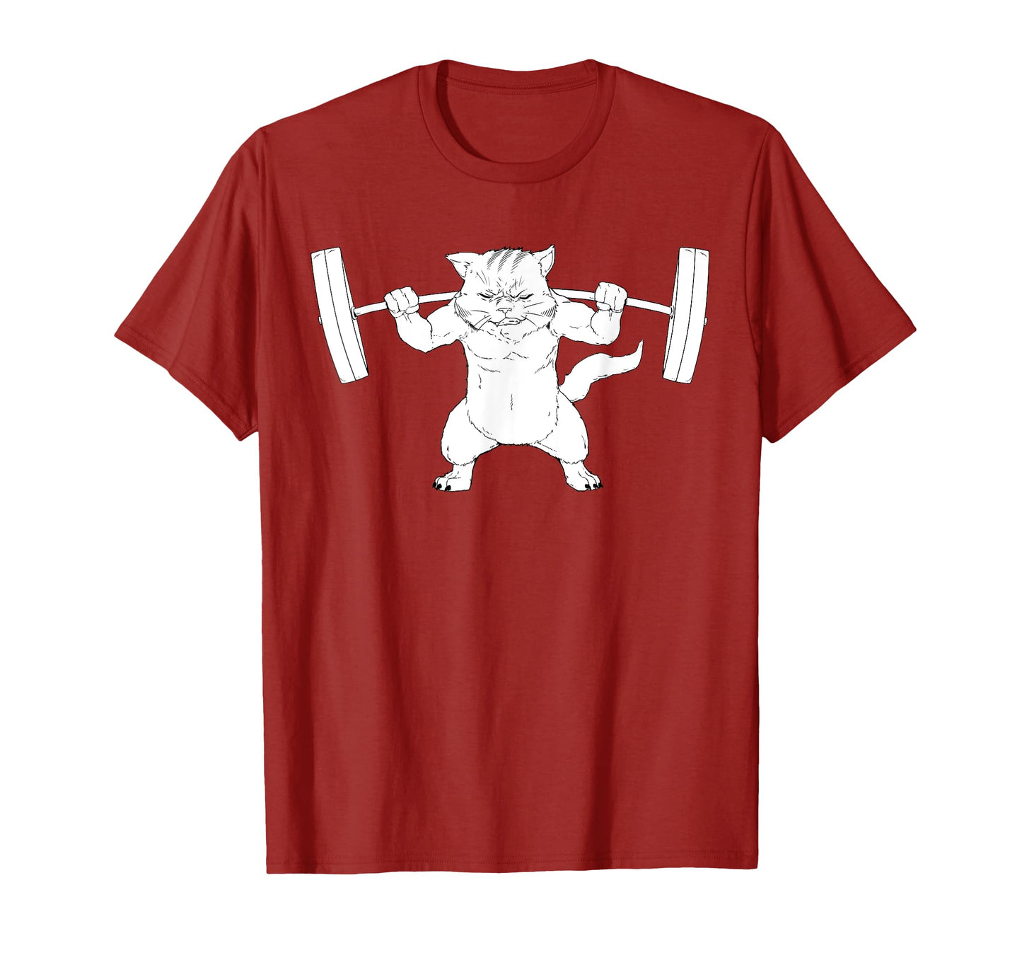 Cat Squat Powerlifting T-Shirt T-Shirt for Men Women Girls Kids