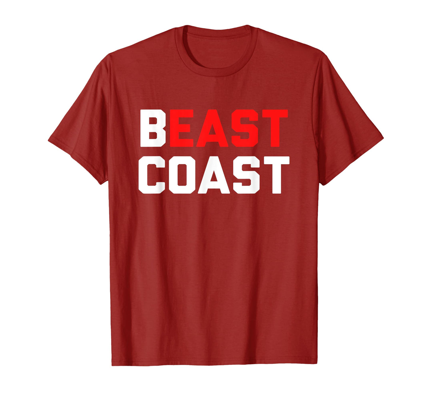 Beast Coast T-Shirt Novelty East Coast Gift T-Shirt
