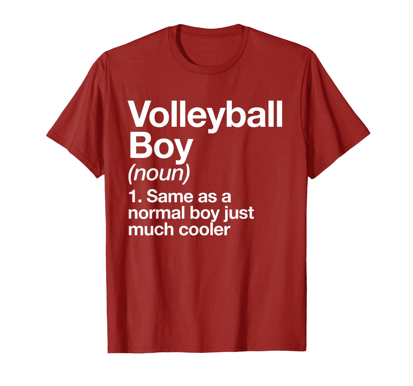 Volleyball Boy Definition Funny Sports T-Shirt