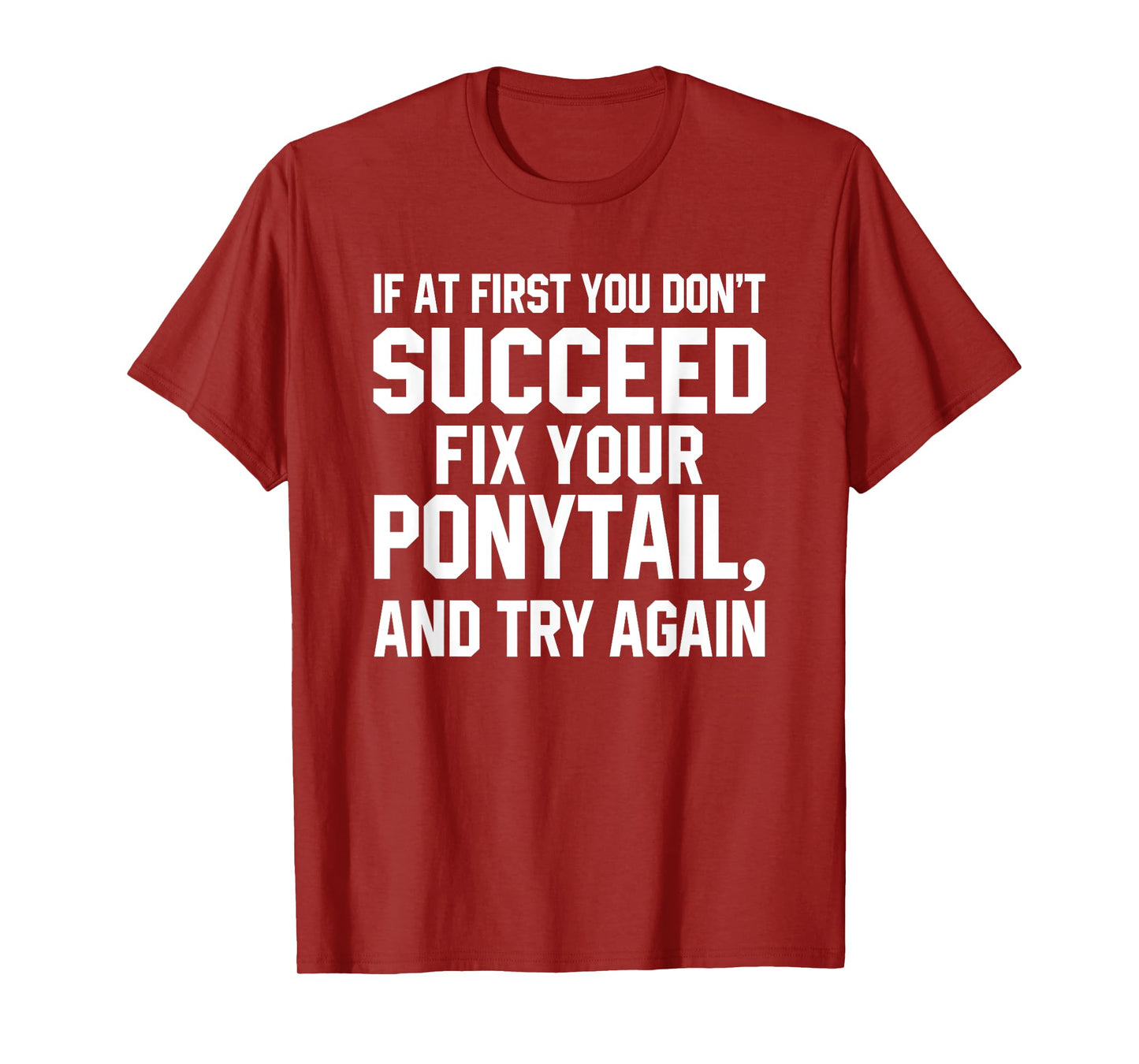 Funny Workout Fix Your Ponytail Saying Fitness Burpees Gym T-Shirt