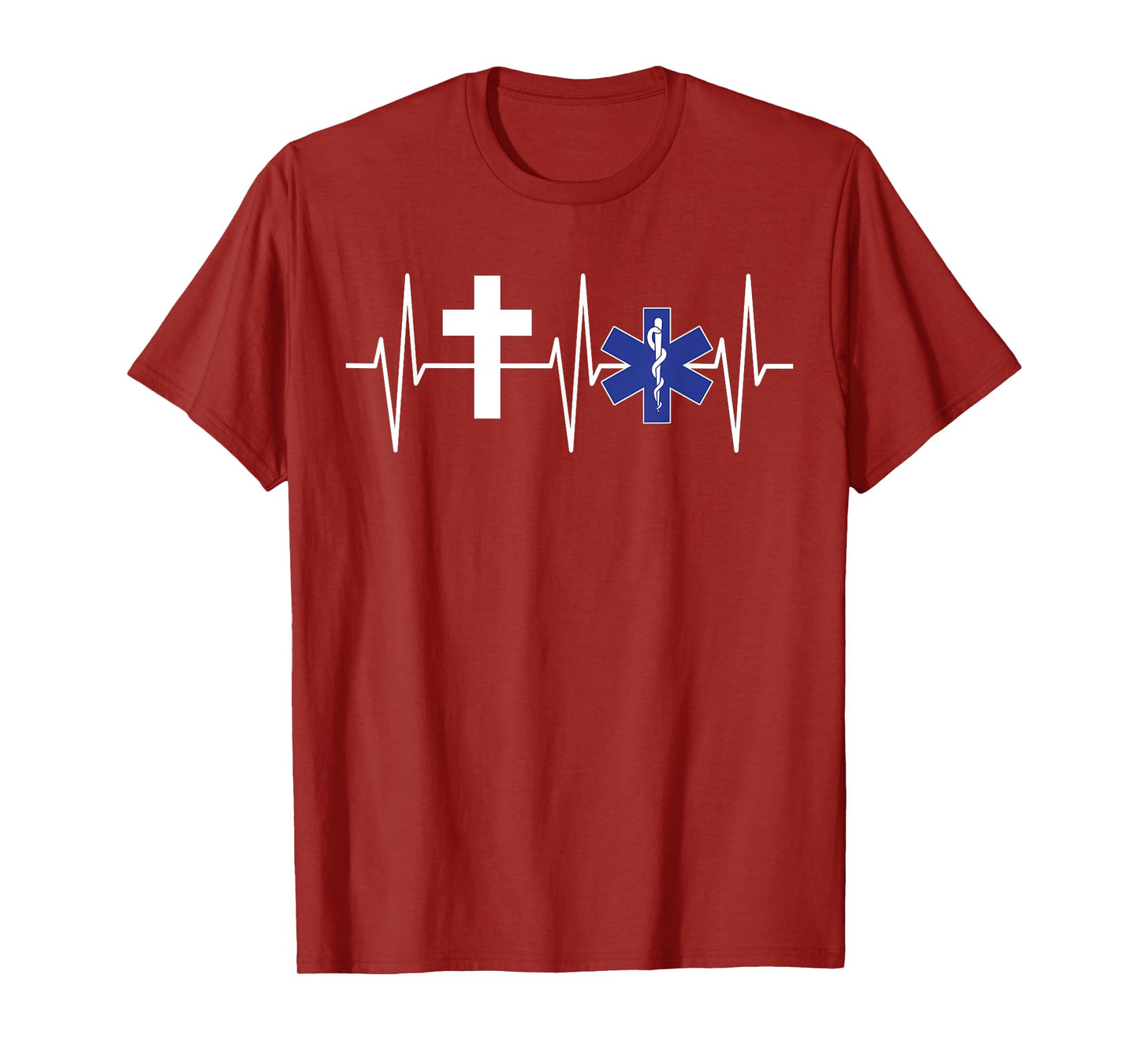 Christian EMT Shirt Religious EMS Paramedic Jesus EMT T-Shirt