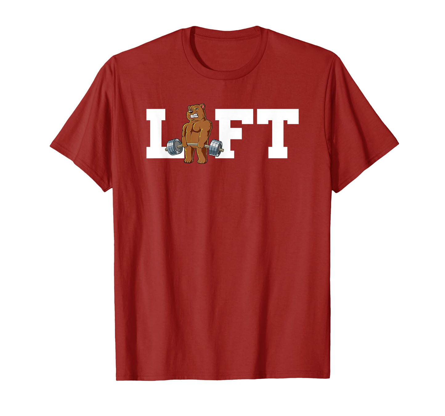 Bear Gym Weight Training Lift Deadlift T-Shirt