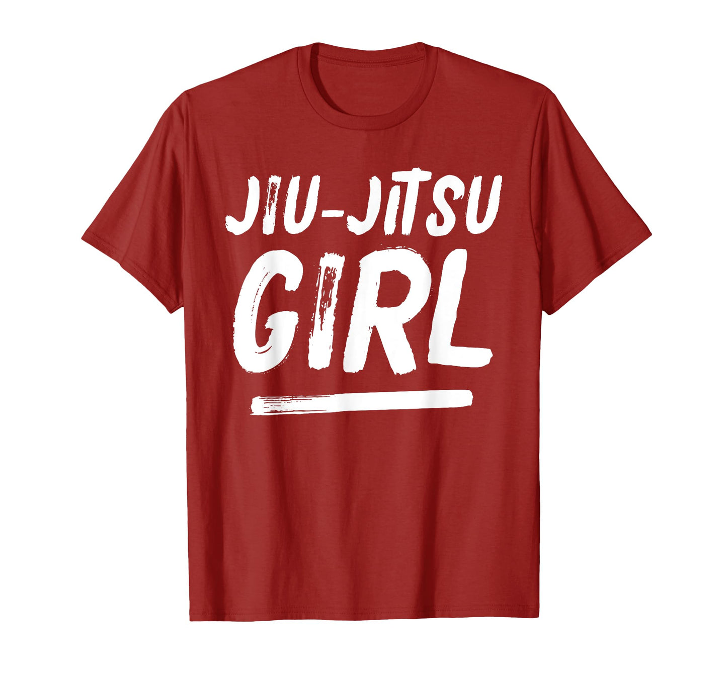 Jiu-Jitsu Girl Distressed Martial Arts T-Shirt