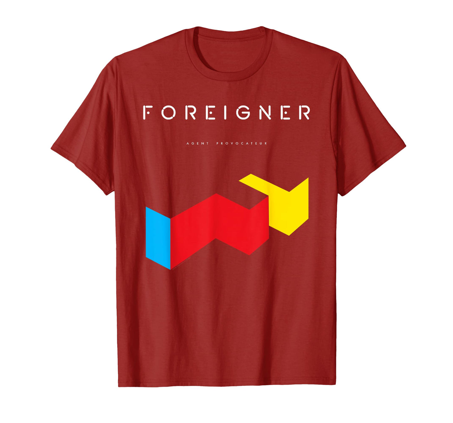 Foreigner Agent Provocateur Album Cover Vintage Band T-Shirt