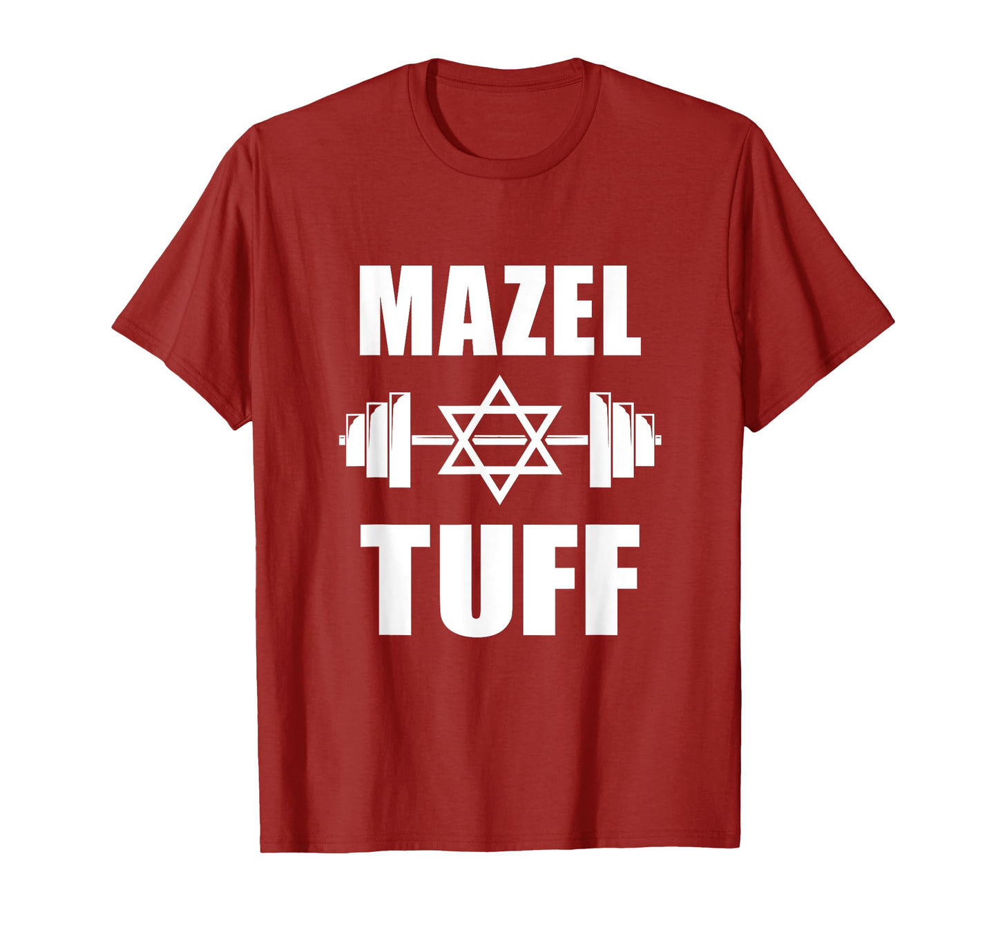 Mazel Tuff Funny Jewish Workout T-Shirt