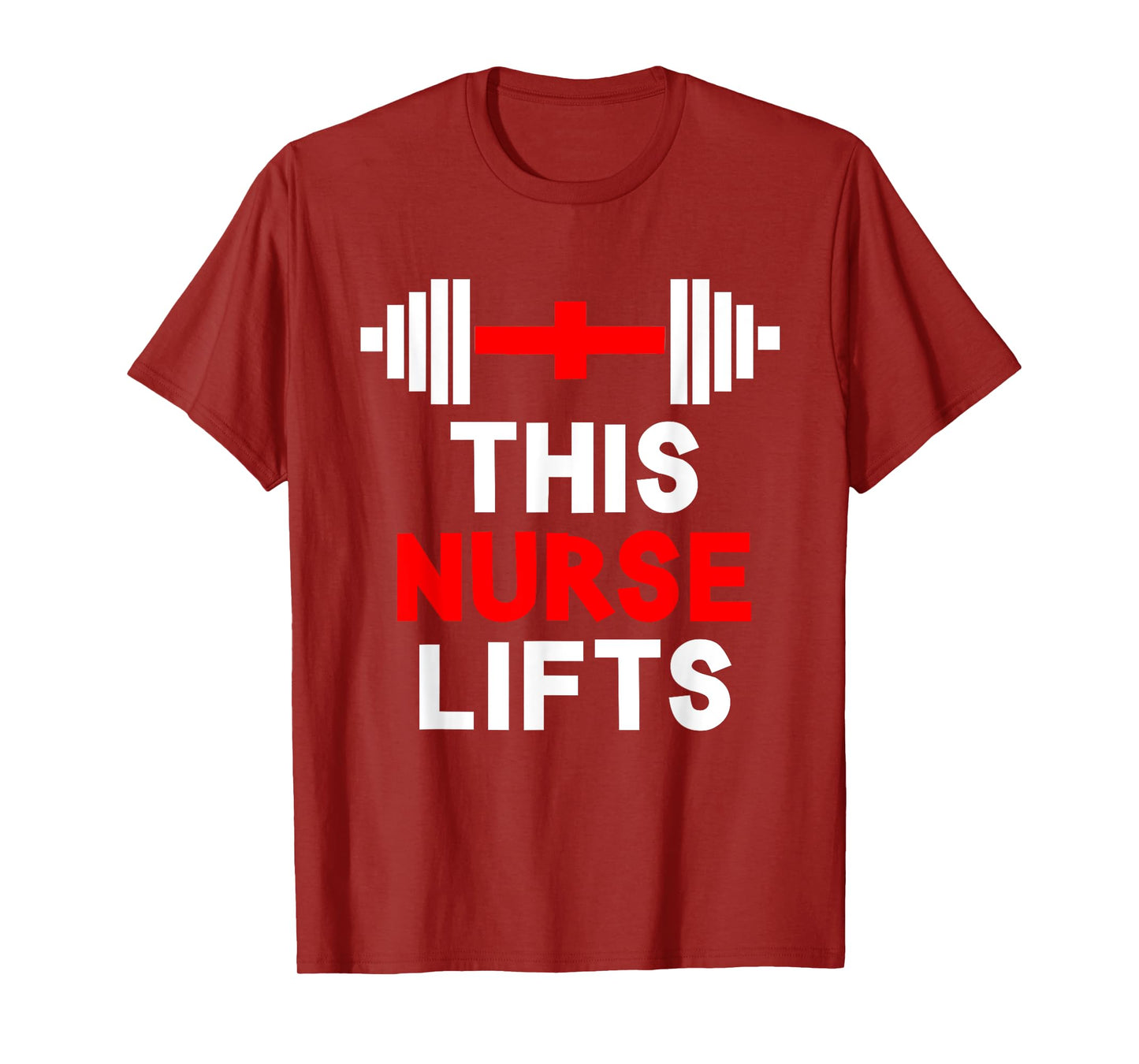 Funny This Nurse Lifts Gym Workout Fitness Training Nursing T-Shirt