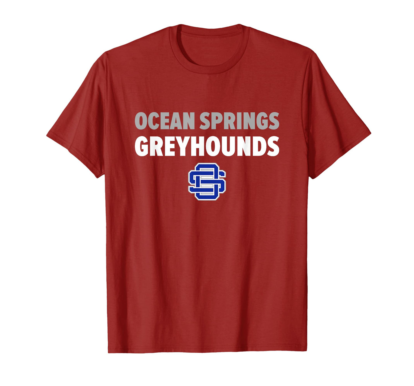 Ocean Springs Greyhounds Logo Bold HS T-Shirt