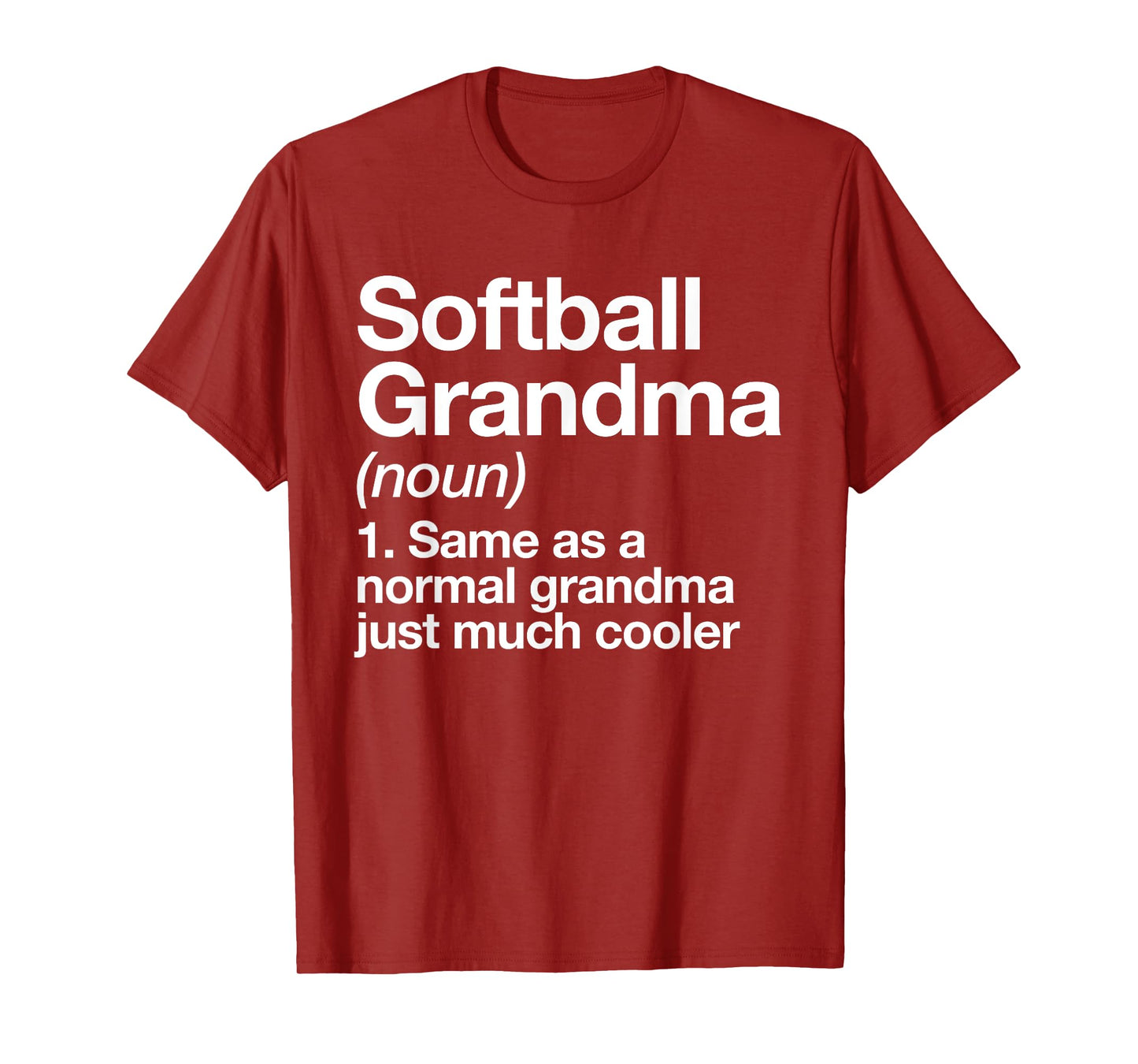Softball Grandma Definition Funny Sports T-Shirt
