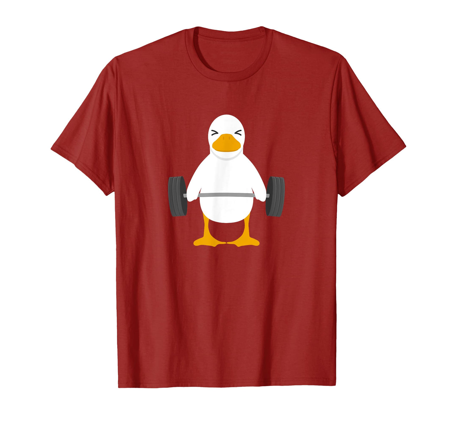 Duck Deadlift Design - Weight Lifting Gym Workout T-Shirt