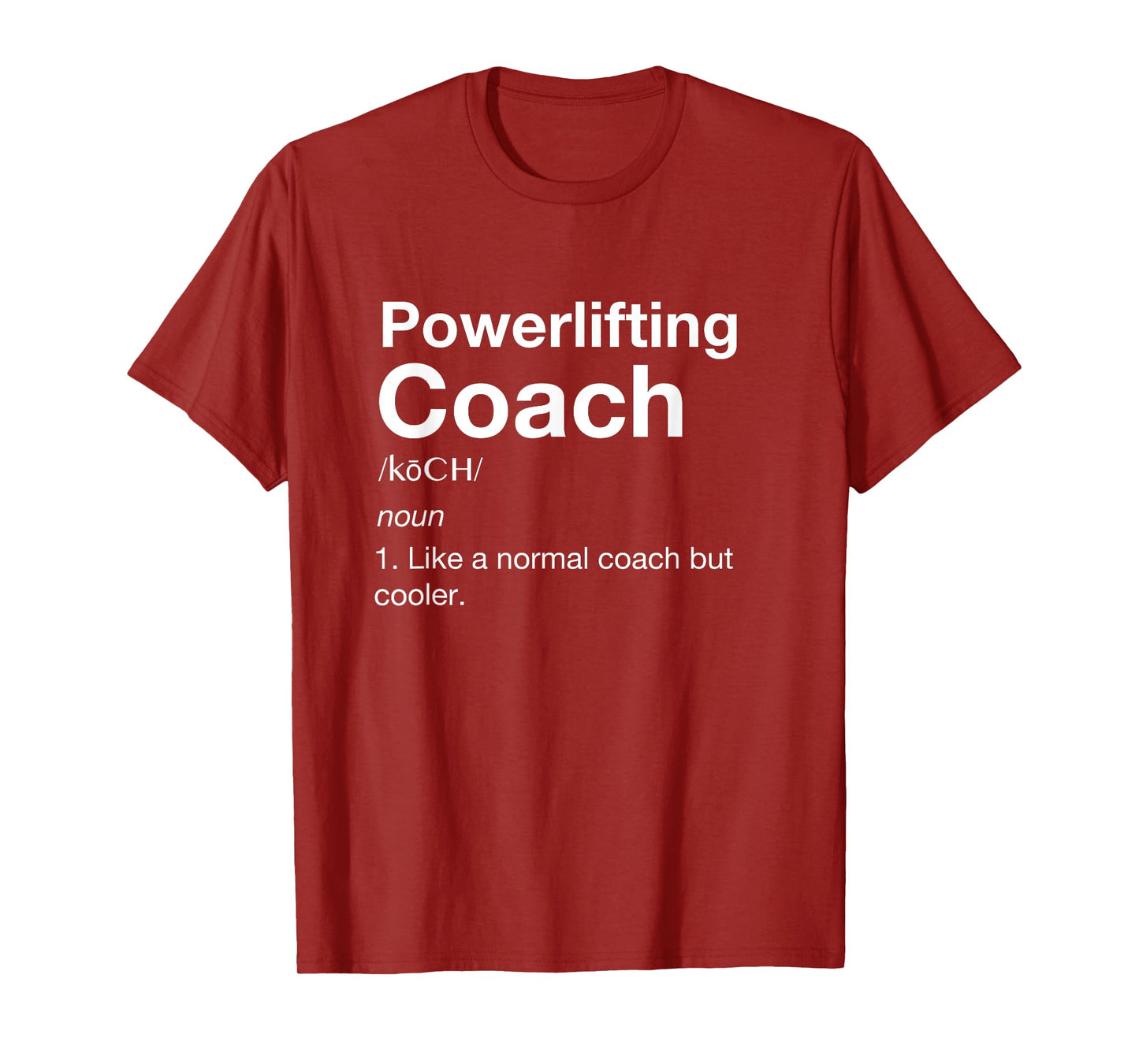 Powerlifting coach T-Shirt Love Team Coaching Sports Shirt T-Shirt