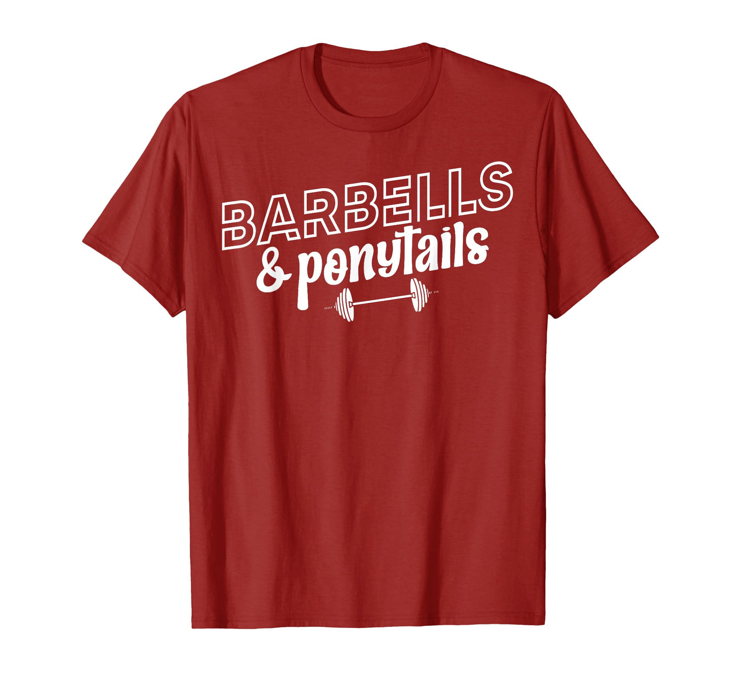 Barbells And Ponytails - Women Gym Pump Covers T-Shirt