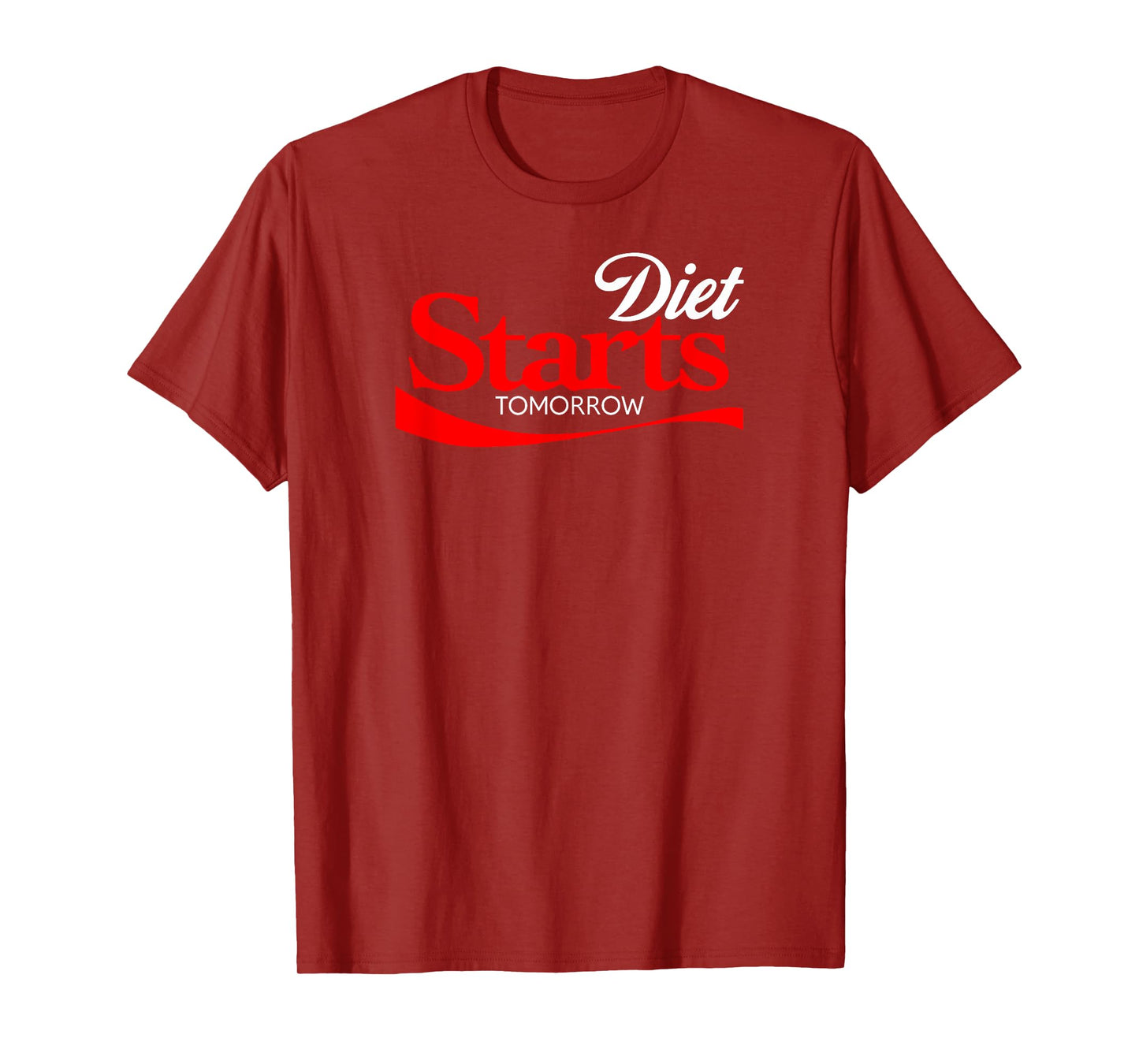 Diet Starts Tomorrow Shirt, Keto Paleo Vegan Funny Parody T-Shirt