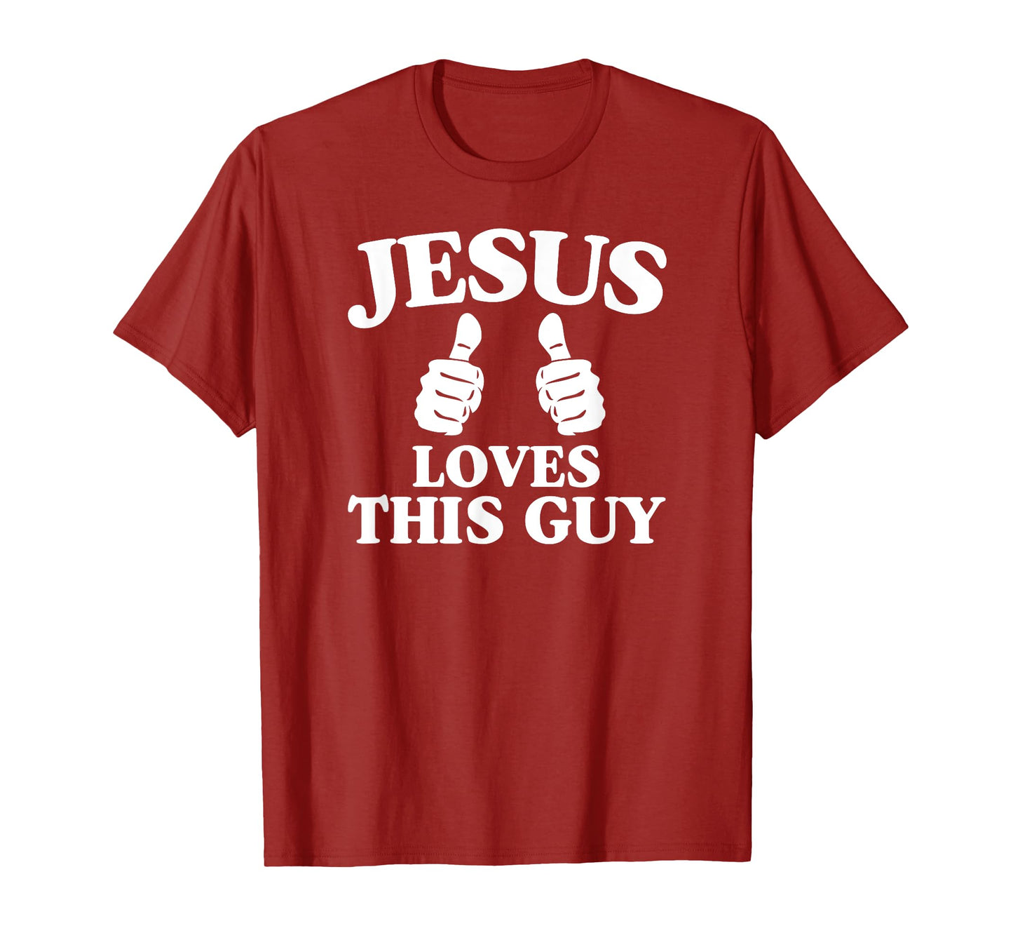 Jesus Loves This Guy Cute Christian Bible Verse Quotes T-Shirt