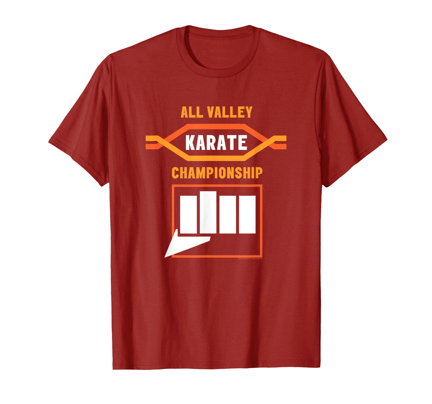 Cobra Kai All Valley Logo and Fist T-Shirt