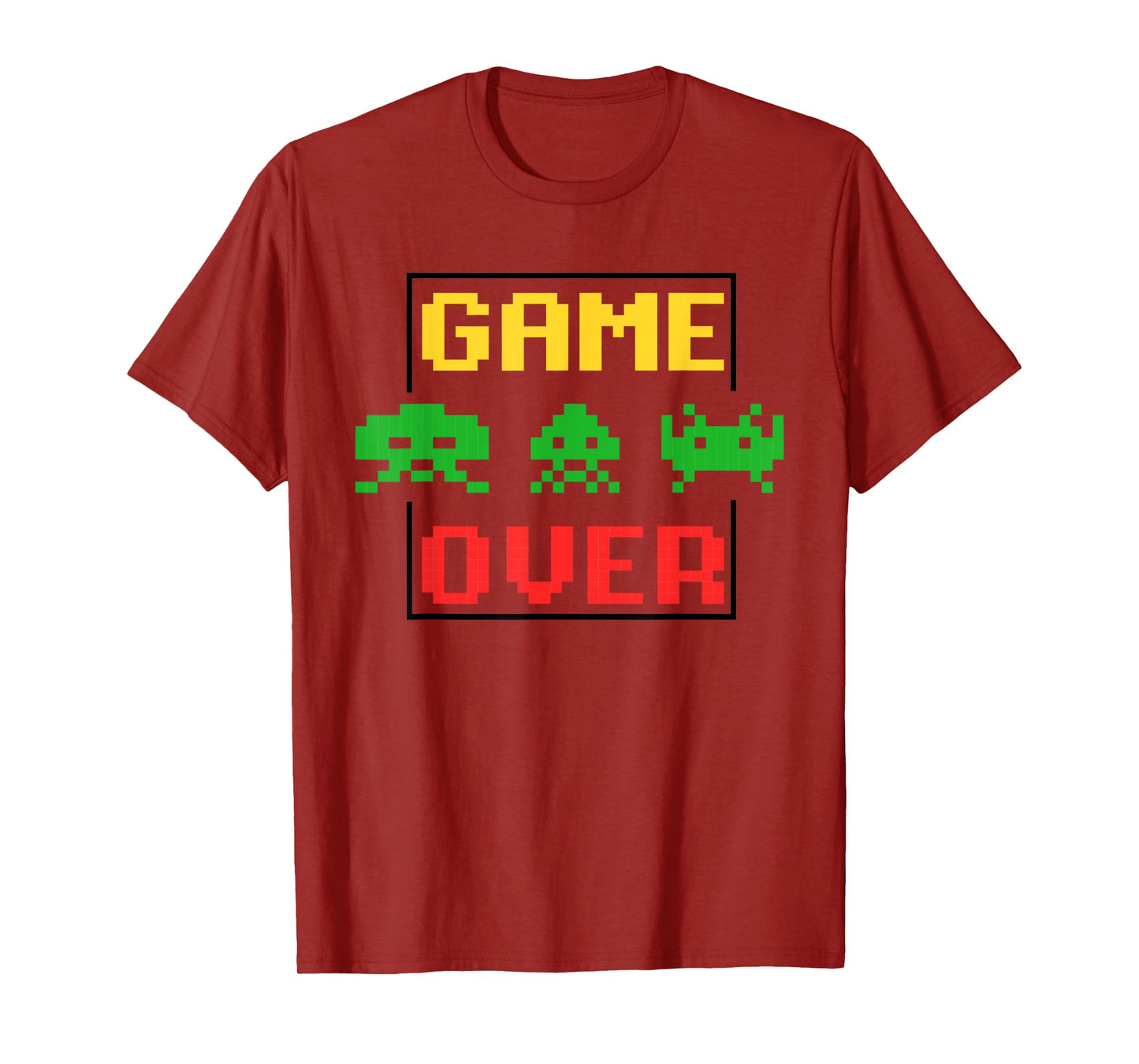 Arcade game Retro gaming Space Pixel art Vintage Invaders T-Shirt