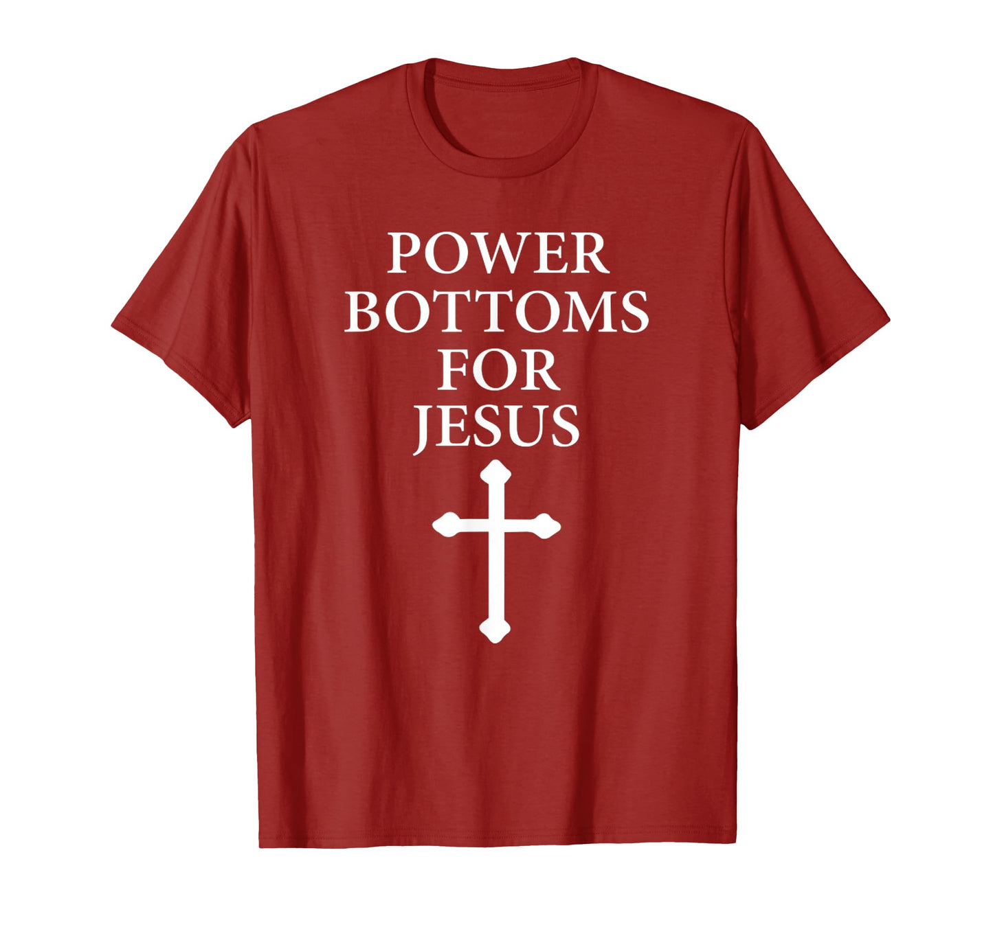 Vintage Power Bottoms For Jesus Christian Bible T-Shirt