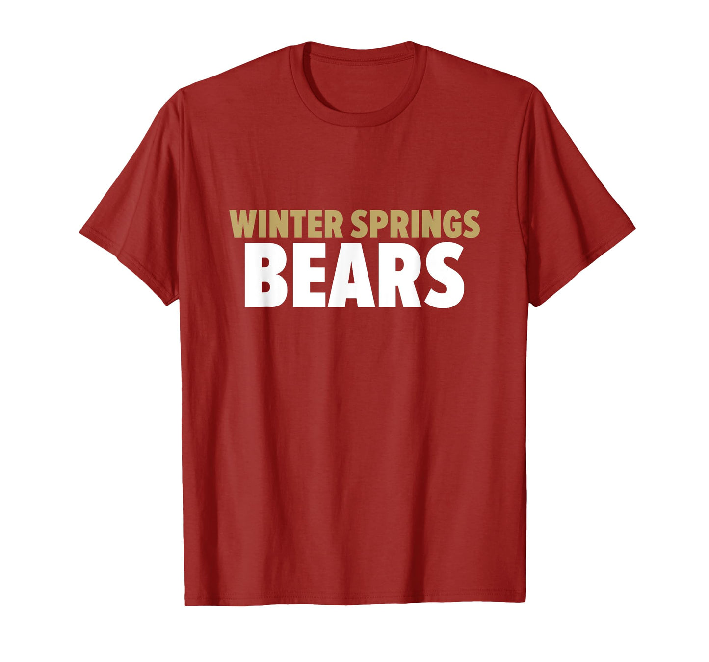 Winter Springs Bears Bold T-Shirt