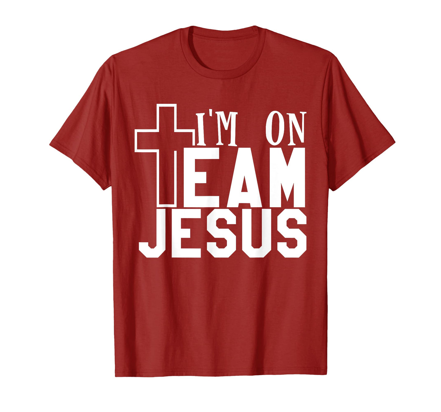 I'm On Team Jesus Christian Party T-Shirt, Men's 3X-Large, Black, Short Sleeve, Crew Neck, Classic Fit, 100% Cotton