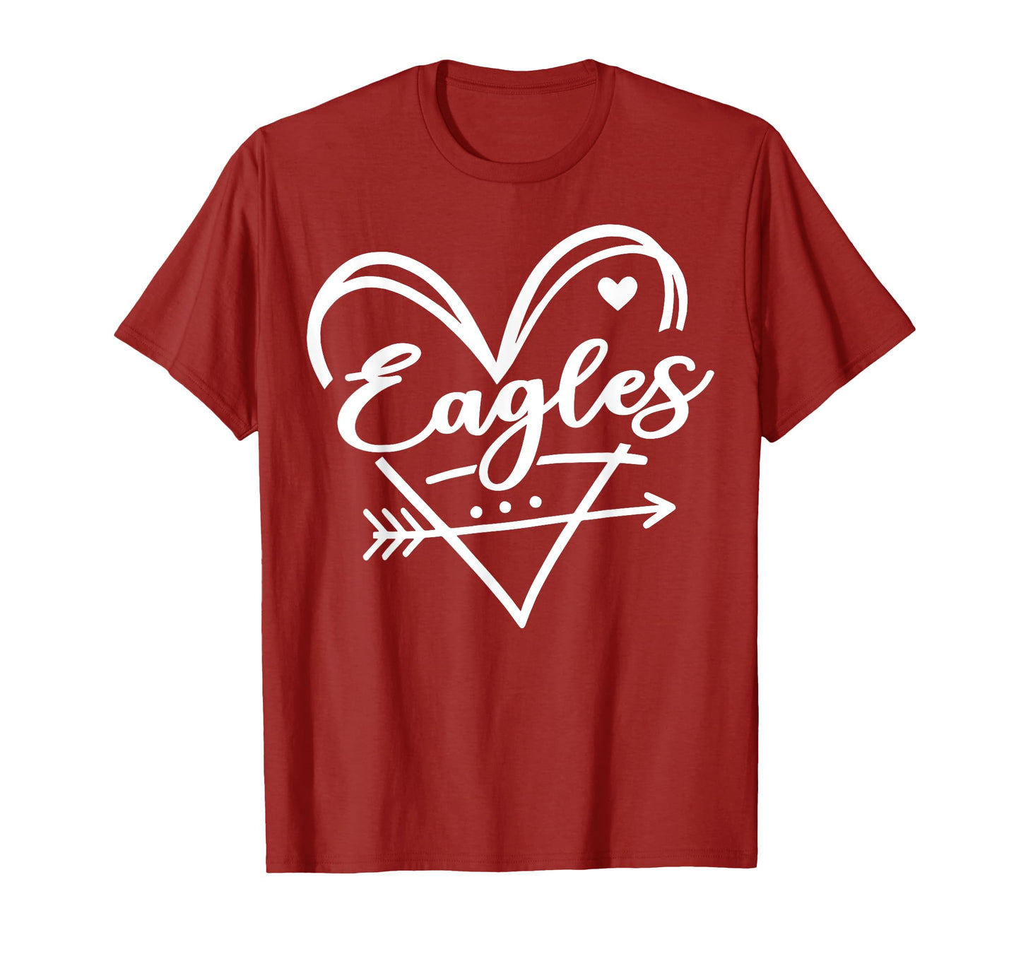 Retro Eagles Graphic Heart Classic Gift for Men Women Kids T-Shirt