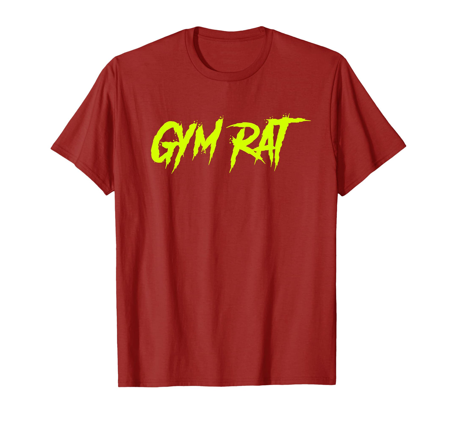 Gym Rat Gifts Men Essential Clothes Hustle Fitness Graffiti T-Shirt