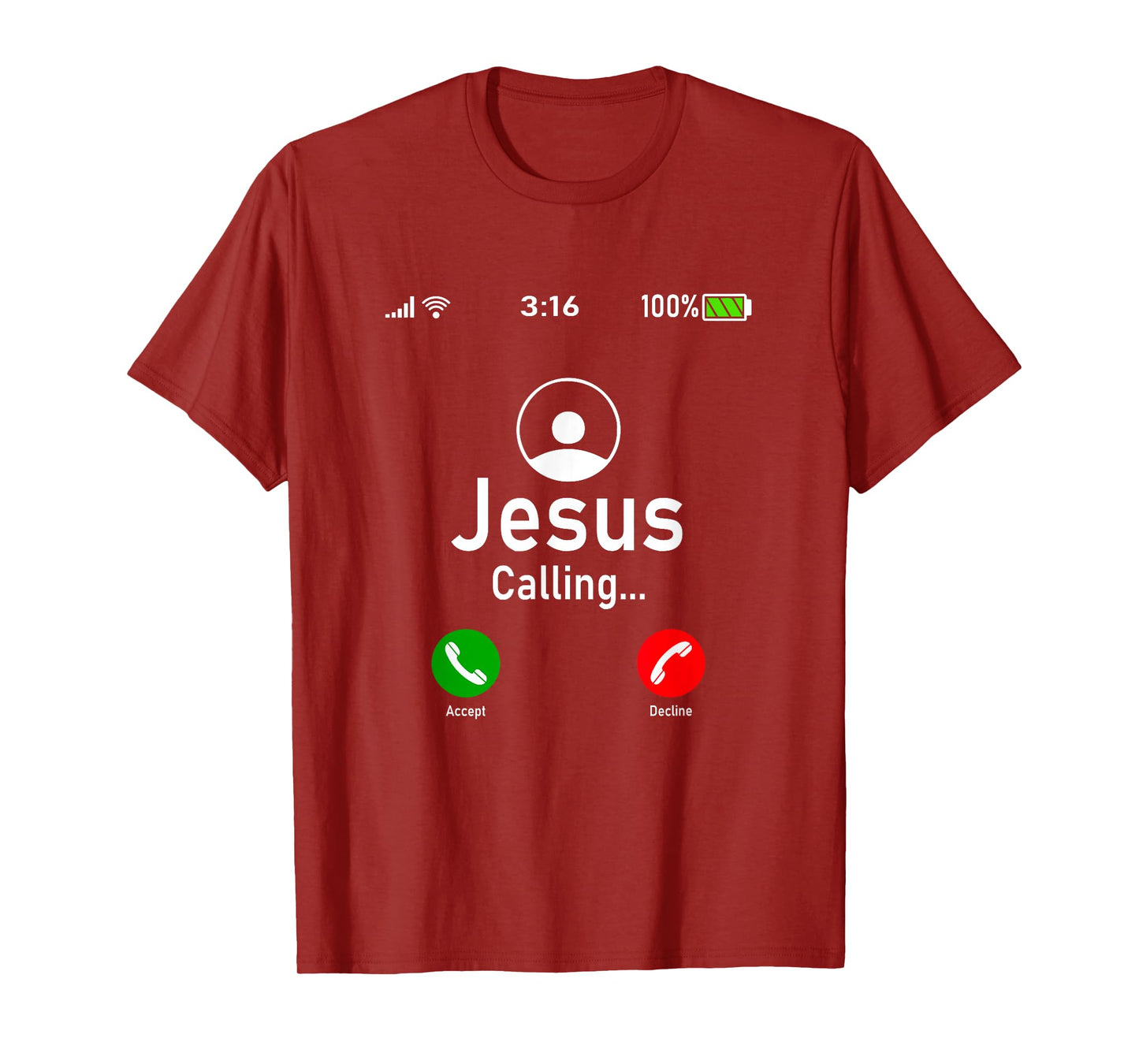 Jesus is Calling - Funny Jesus Christ Phone Christian Gift T-Shirt