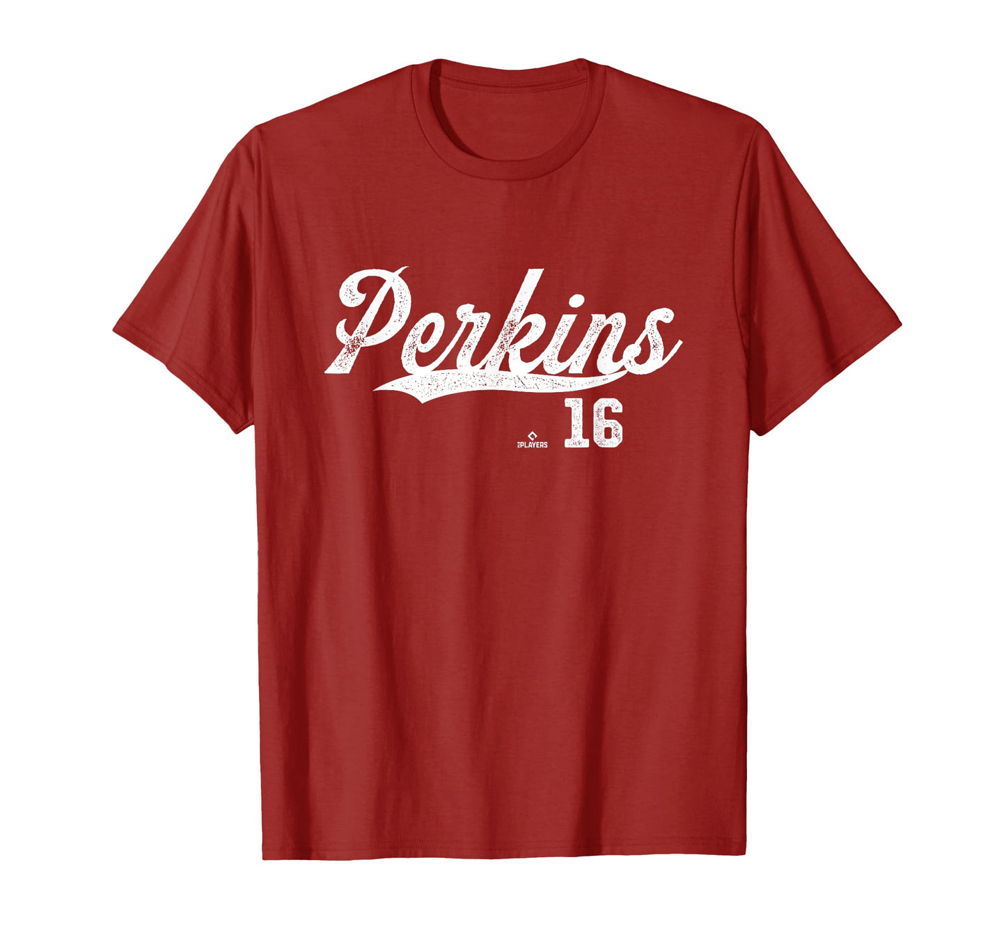 Distressed Swoosh Blake Perkins Milwaukee Baseball MLBPA T-Shirt