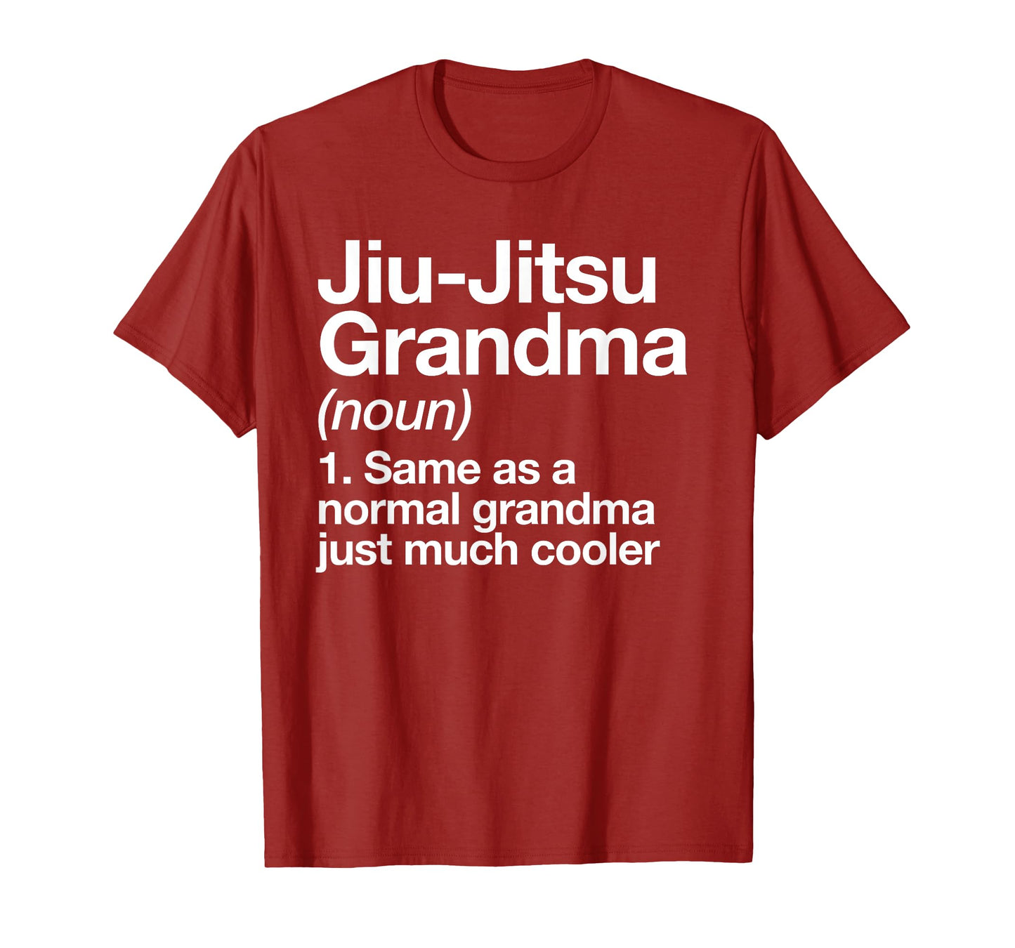 Jiu-Jitsu Grandma Definition Funny Sports Martial Arts T-Shirt