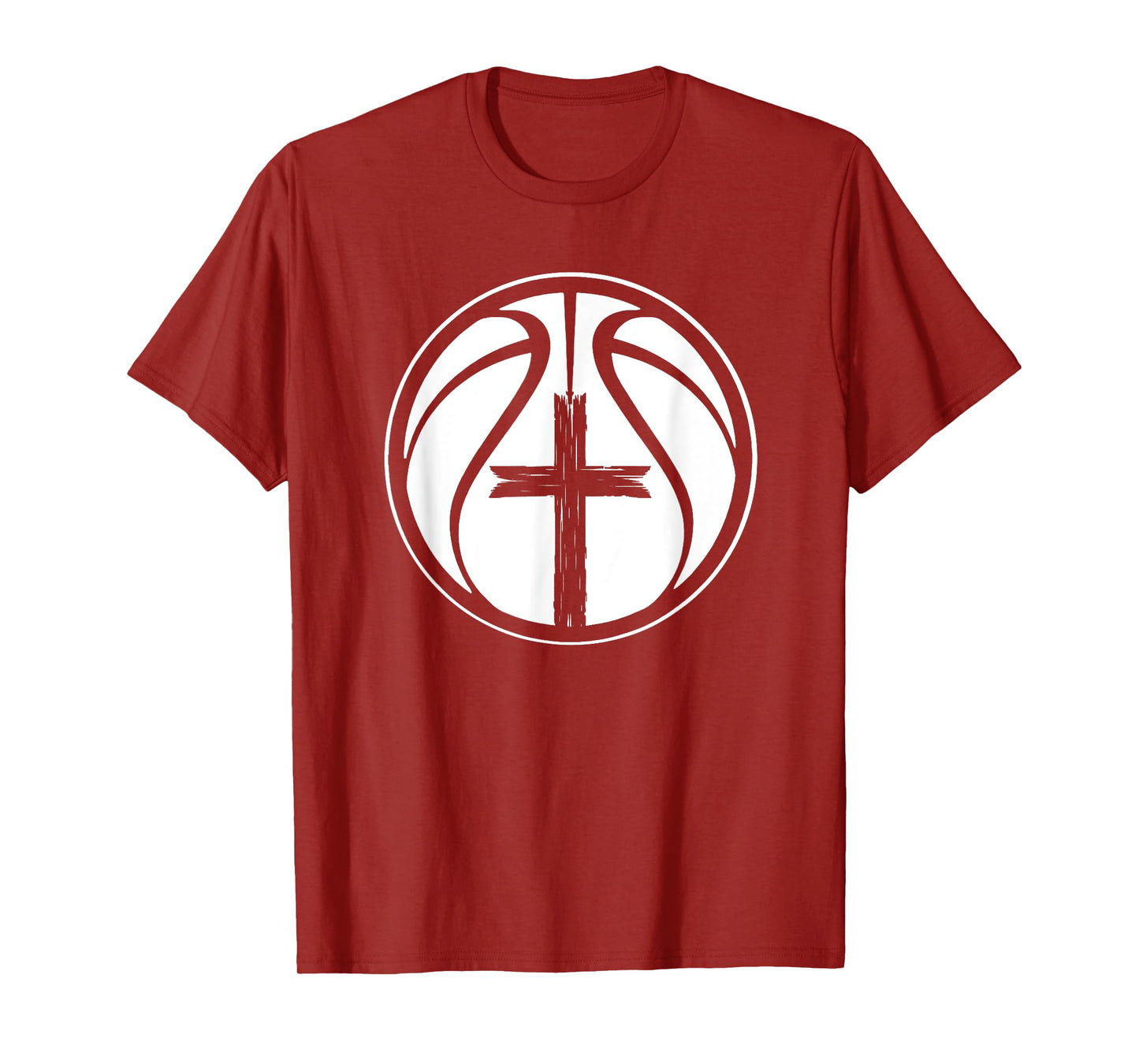 Christian Basketball Apparel Christian Basketball T-Shirt Unisex-Adults Black Small Short Sleeve T-Shirt