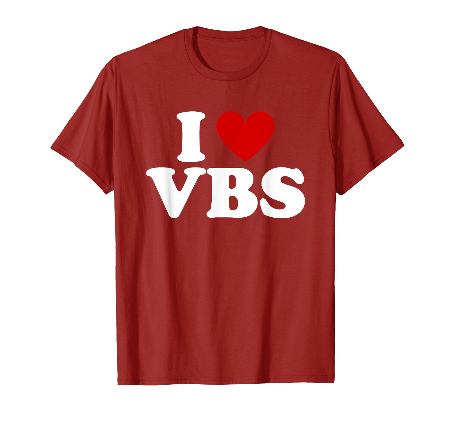 VBS I love Vacation Bible School Christian VBS Church Jesus T-Shirt