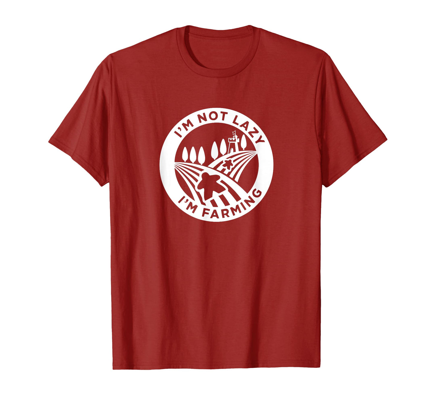 Meeple Design for Board Game Lovers,I'm Not Lazy,I'm Farming T-Shirt