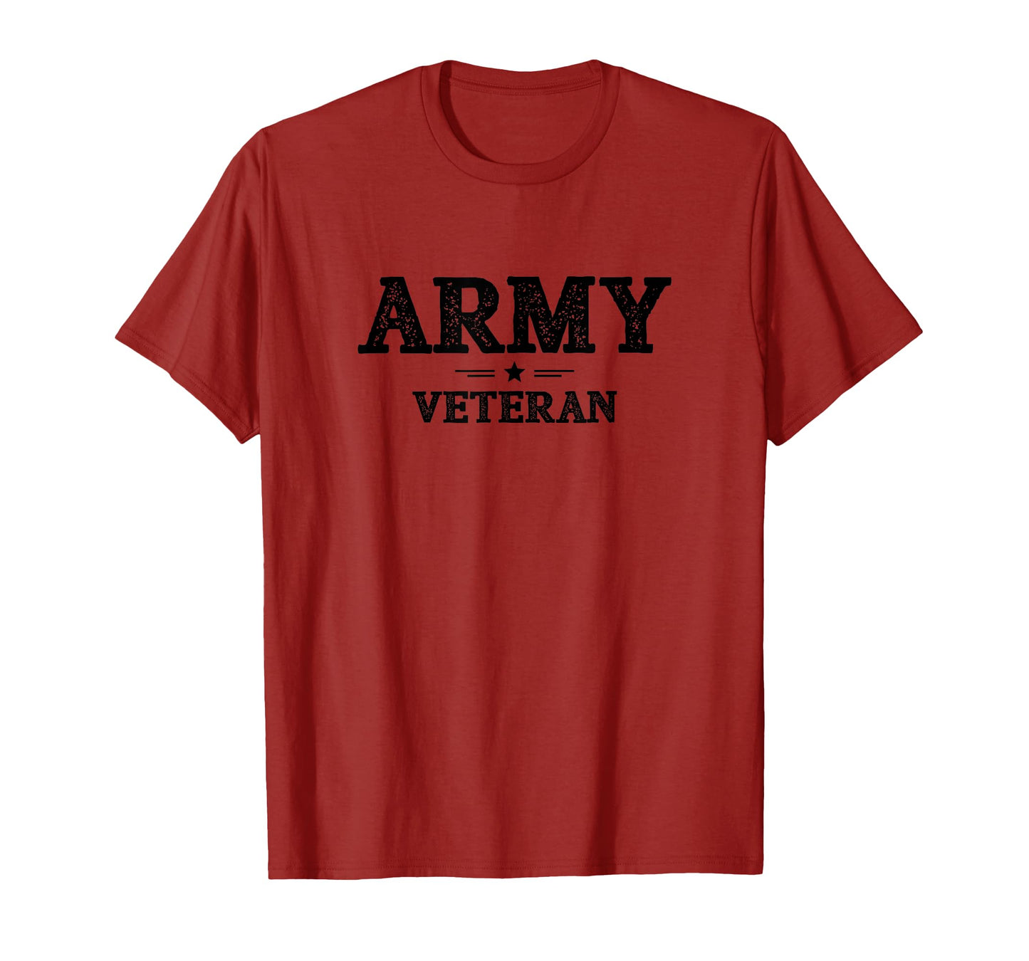 Distressed Army Veteran Logo PT Workout Retro Vintage T-Shirt