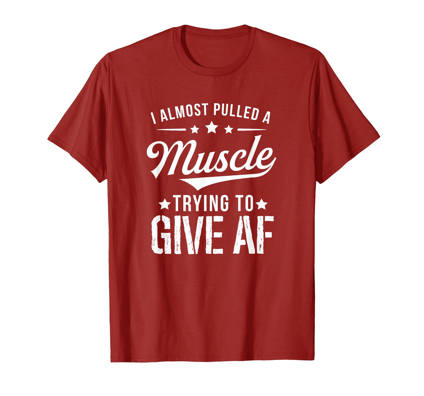 I Almost Pulled A Muscle Trying To Give AF Funny Gym T-Shirt
