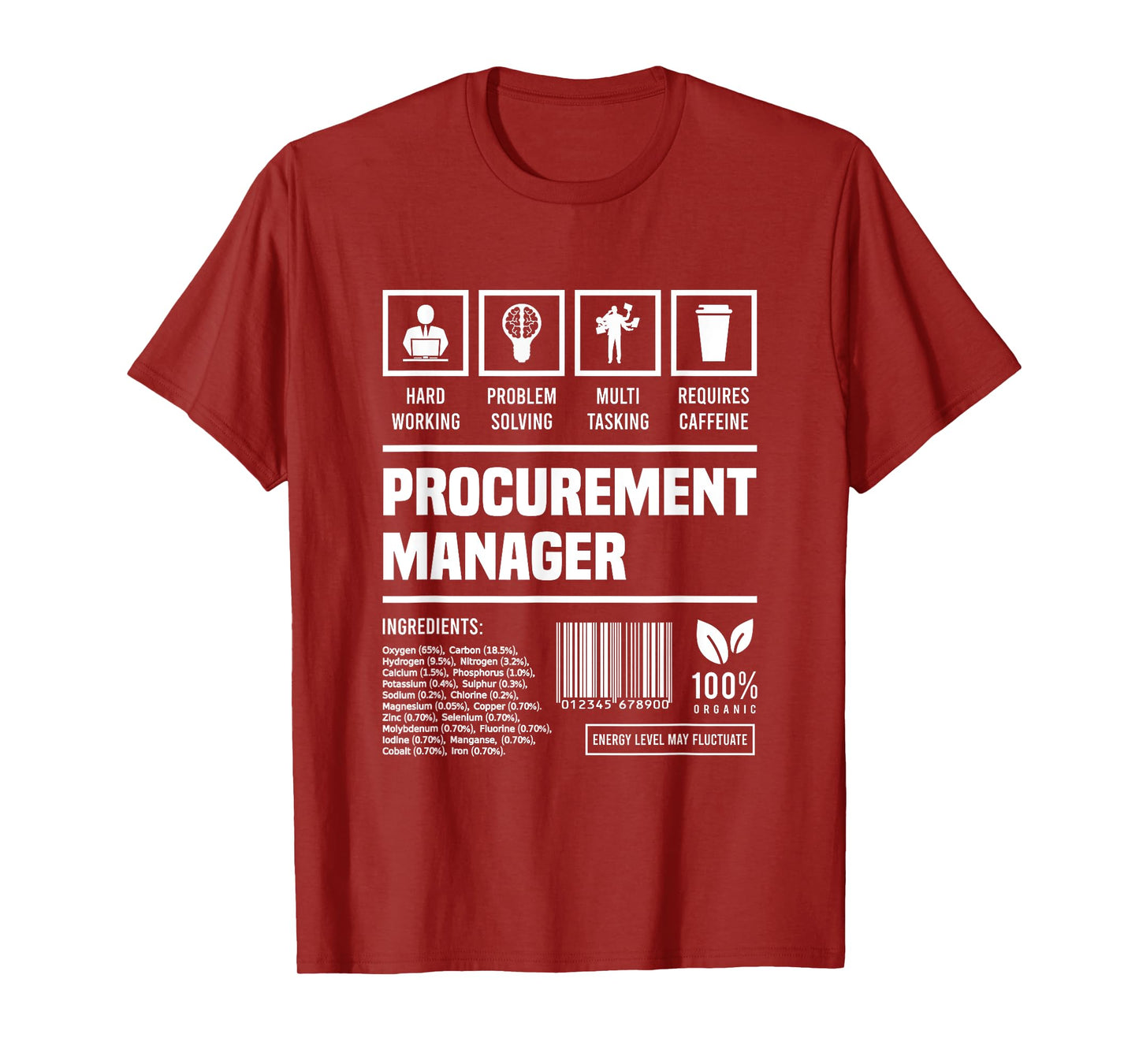 Procurement Manager Gift Idea Funny T-Shirt