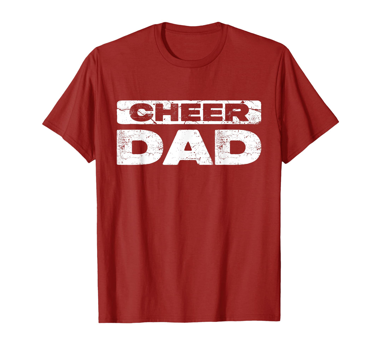 Cheer Dad Shirt Men Fathers Day Cheerleading Dad T-Shirt