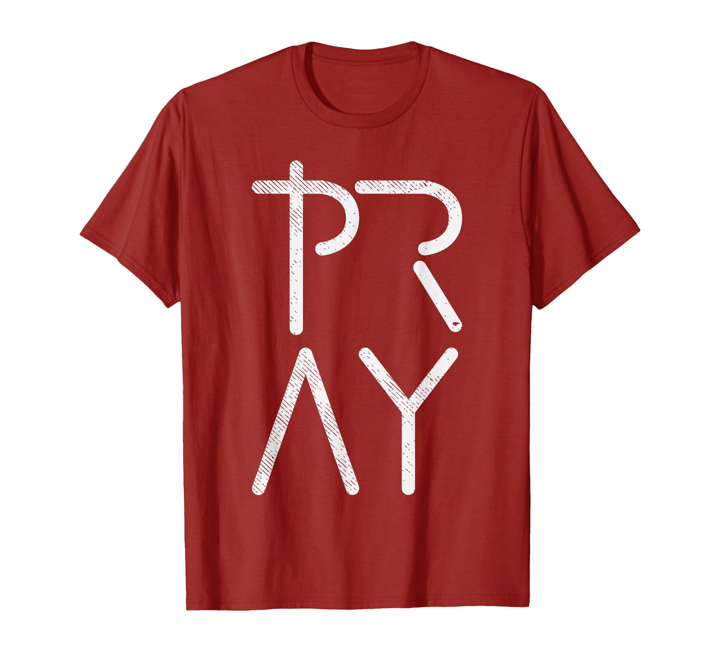 Pray God Jesus Christ Faith Prayer Religious Christian Gift T-Shirt