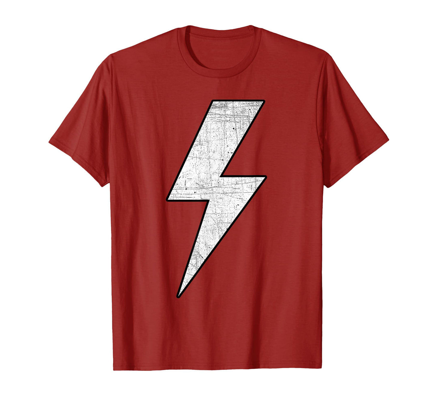 BLACK & WHITE Bolt Lightning Thunderbolt Team T-Shirt