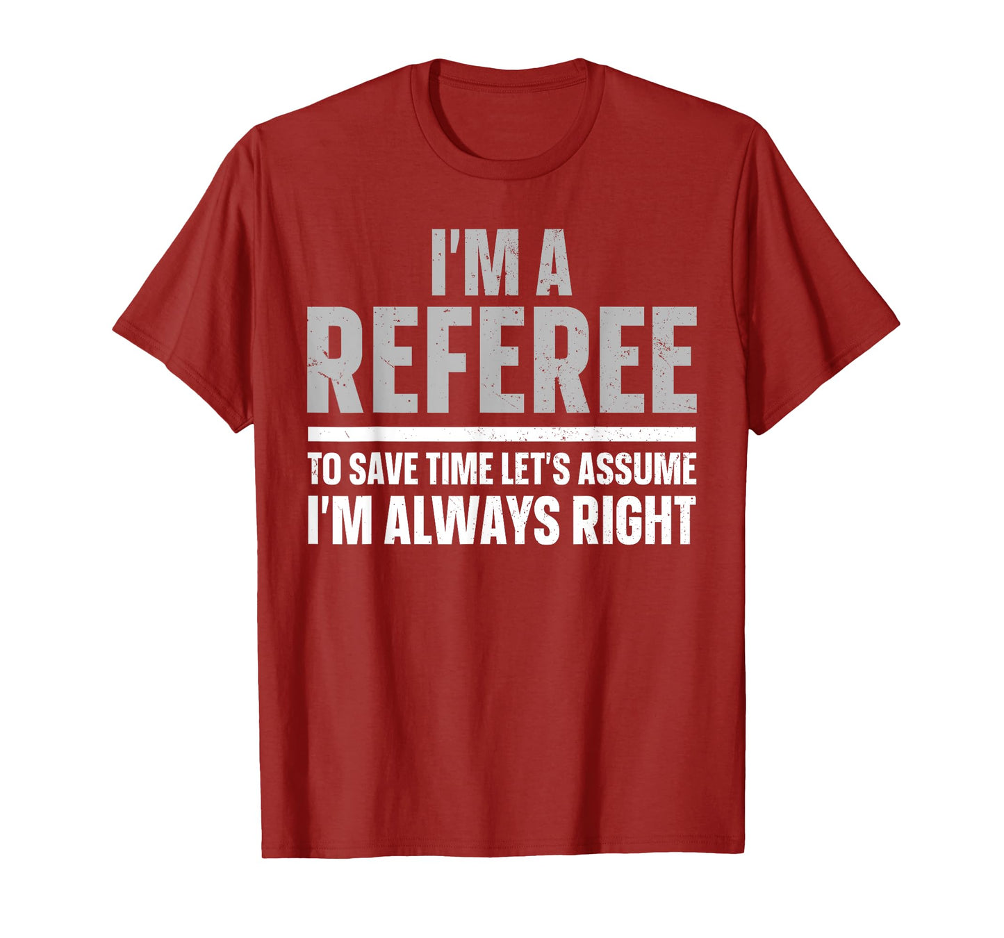 Cool Referee Design For Men Women Reffing Sports Ref Referee T-Shirt