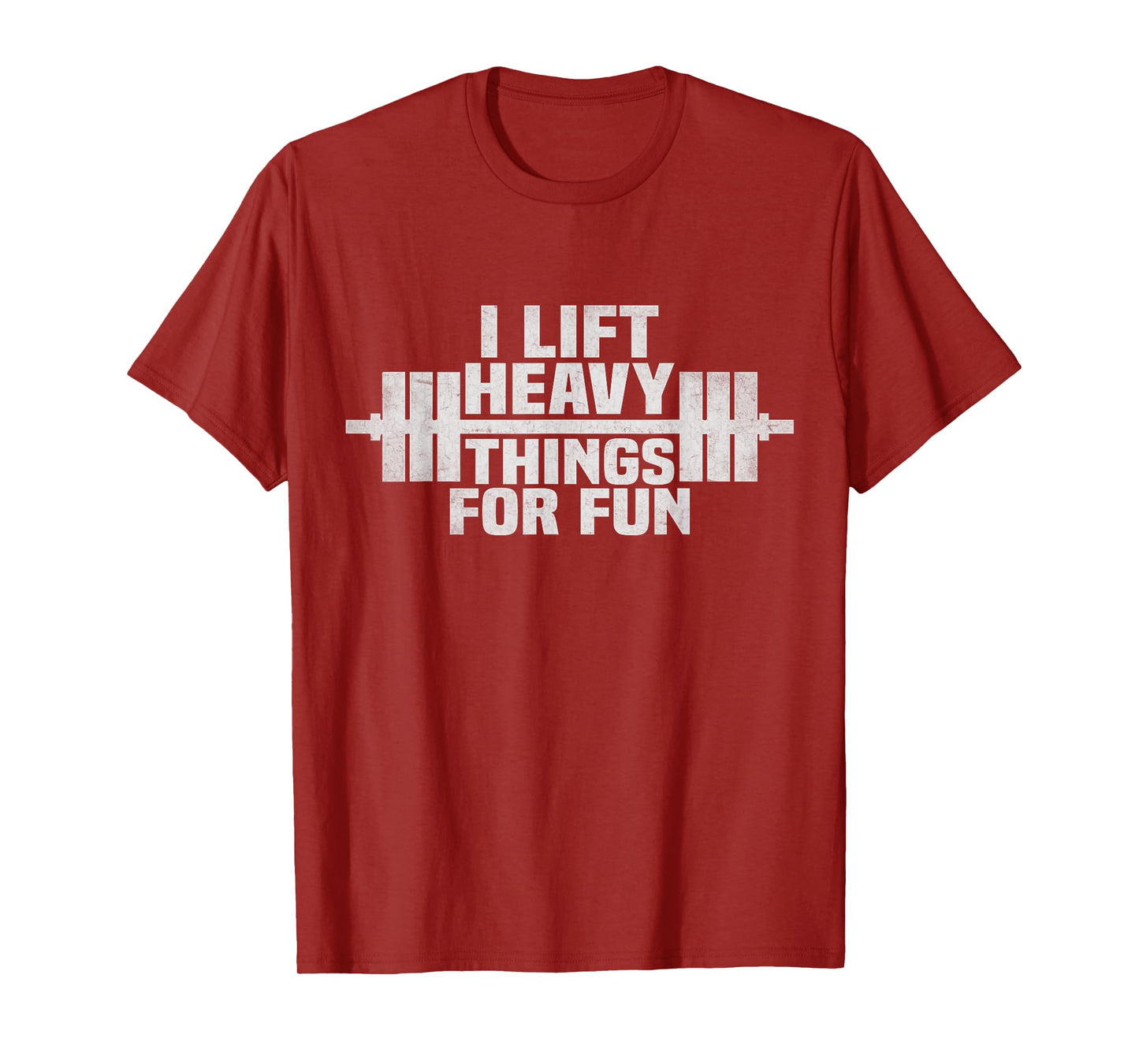 Funny Gym Pun Weightlifting Muscle Crew Workout Weightlifter T-Shirt