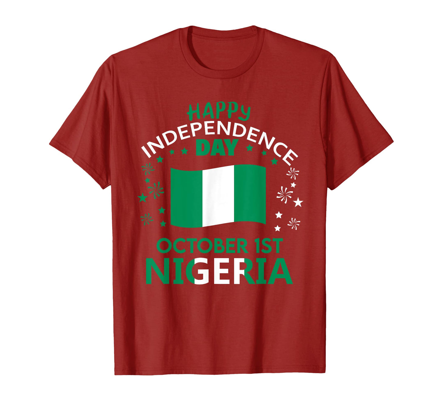 Nigeria 65th Independence Day Nigerian Pride Nigeria Flag T-Shirt