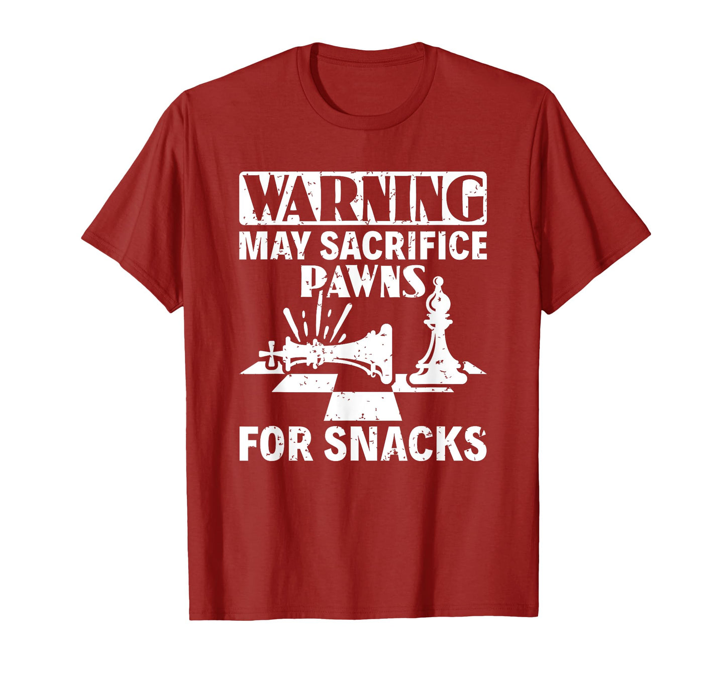 May Sacrifice Pawns For Snacks Board Game Chess Player T-Shirt