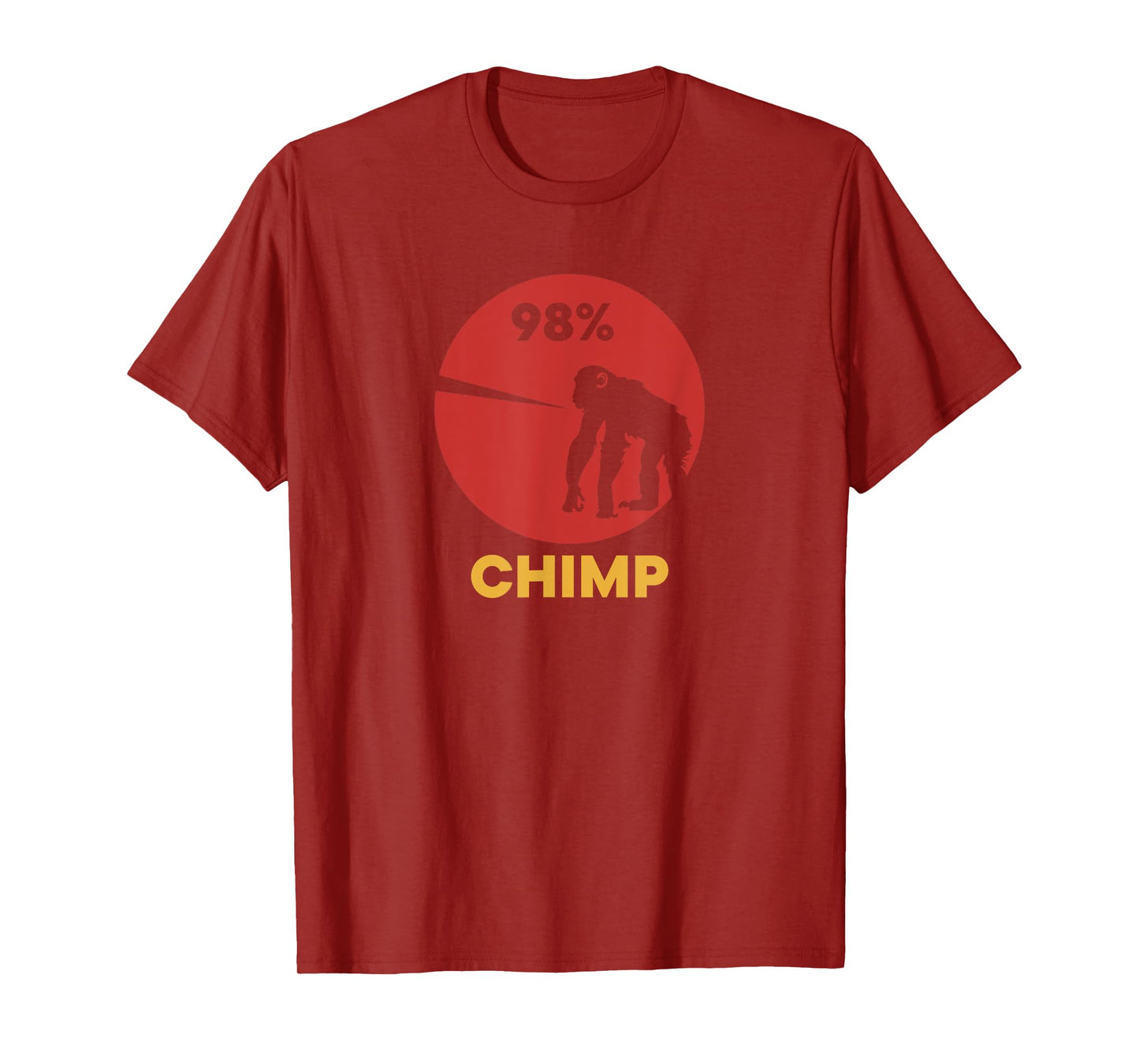 98% Chimp Funny Workout Fitness Enthusiasts T-Shirt