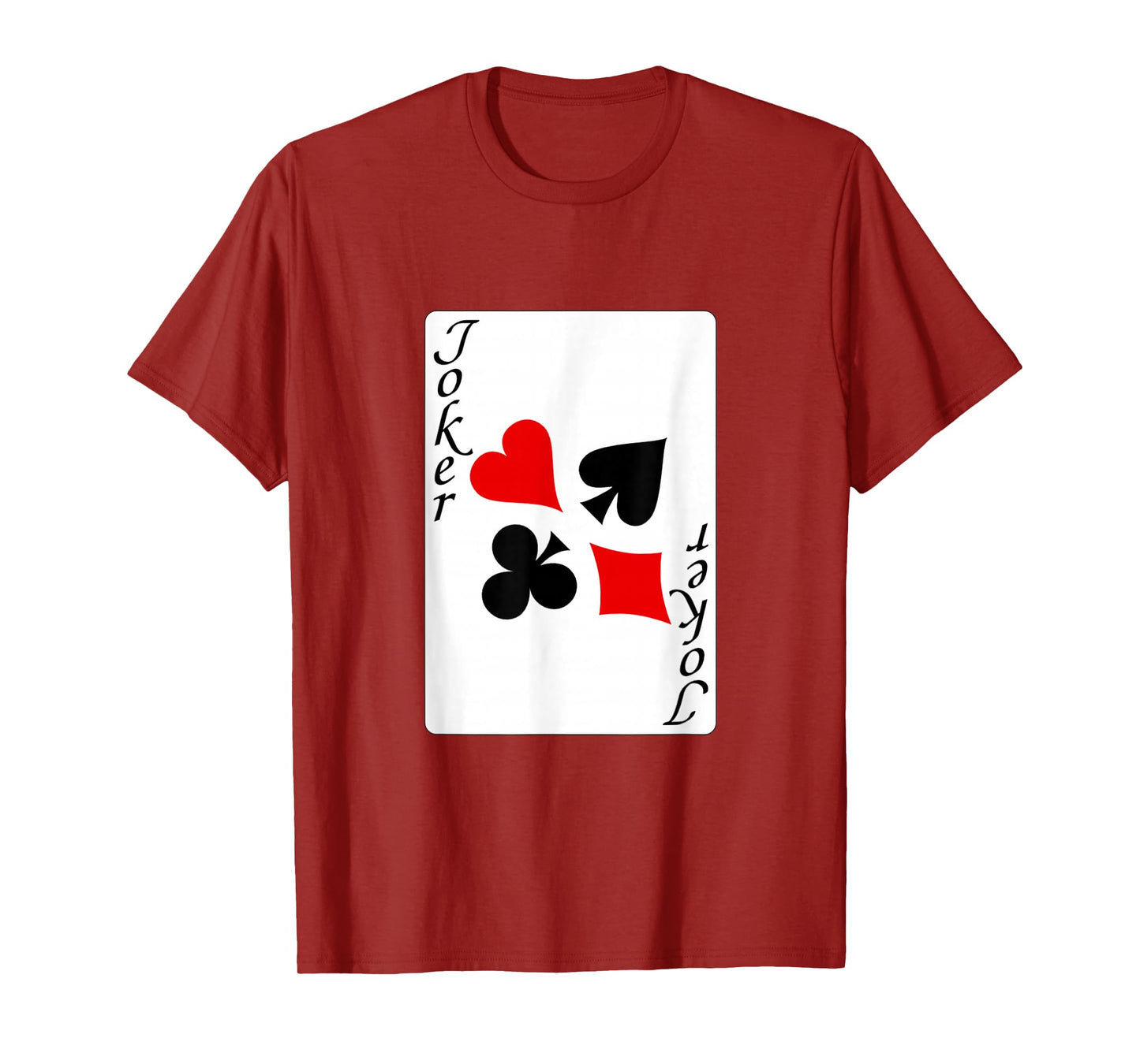 funny halloween shirt 2025 Joker Playing Card Costume fun T-Shirt