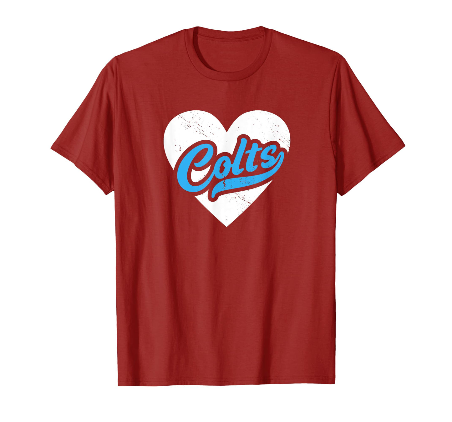 Vintage Colts High School Go Colts Pride Heart T-Shirt