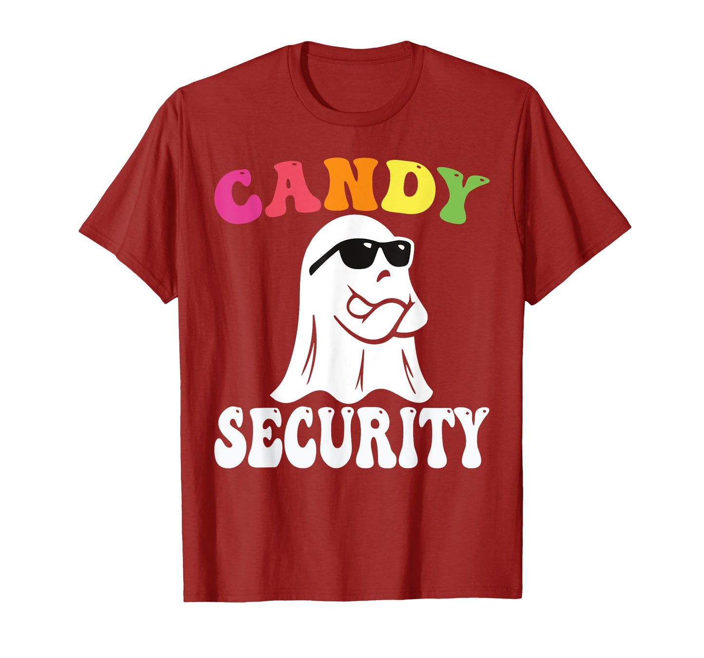 Funny Ghost Candy Security Halloween Costume Halloween Candy T-Shirt
