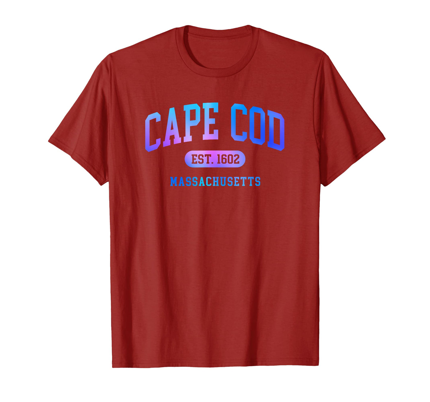 Cape Cod Massachusetts Preppy Throwback Boys Girls Souvenir T-Shirt